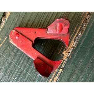 Vintage Apsco Red Metal Staple Remover Made in USA Rockford ILL Industrial Tool